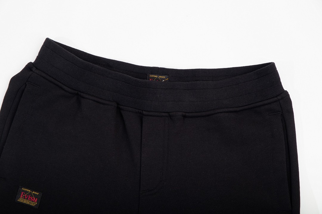 Evisu Gold Seagull Sweatpants Black - 12