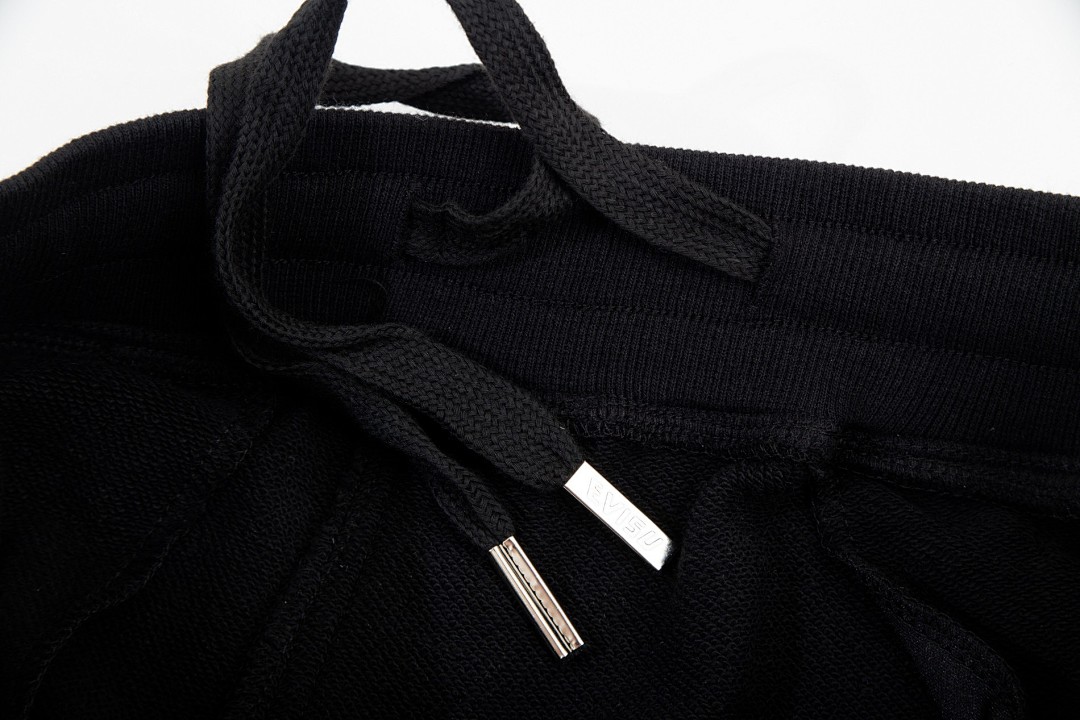 Evisu Gold Seagull Sweatpants Black - 3