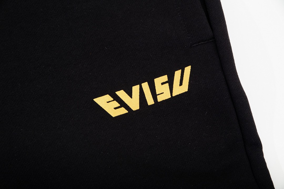 Evisu Gold Seagull Sweatpants Black - 8