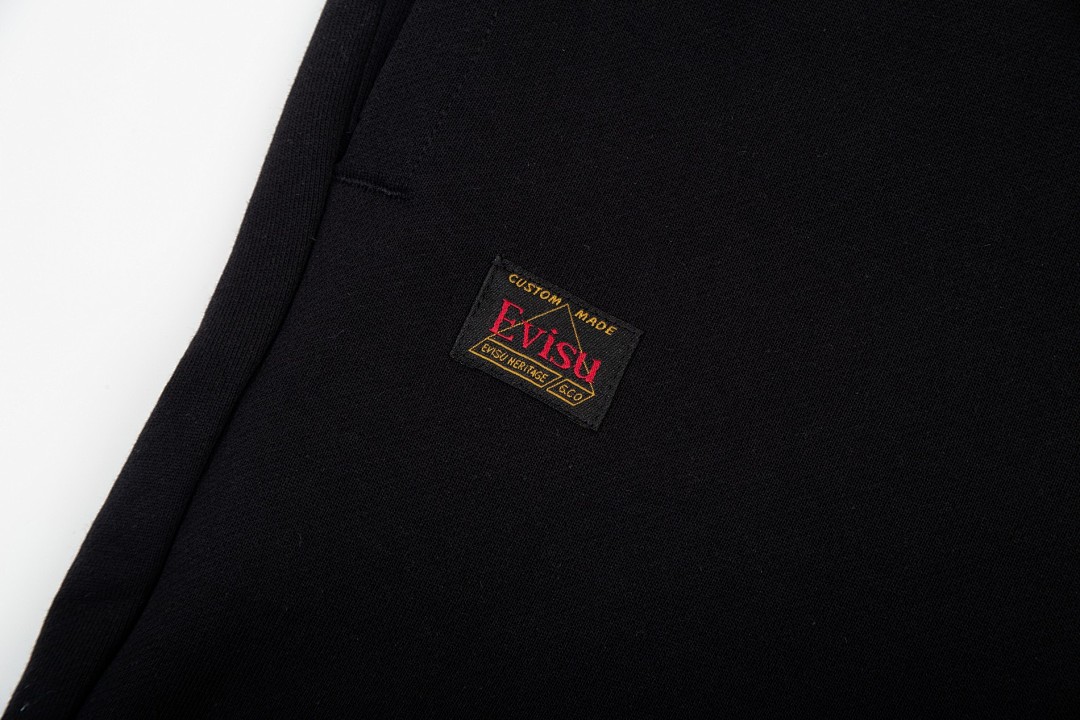 Evisu Gold Seagull Sweatpants Black - 9