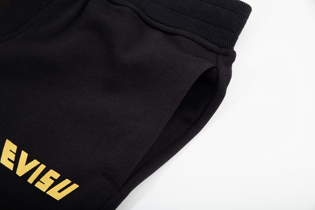Evisu Seagull Graphic Sweatpants Black - 6