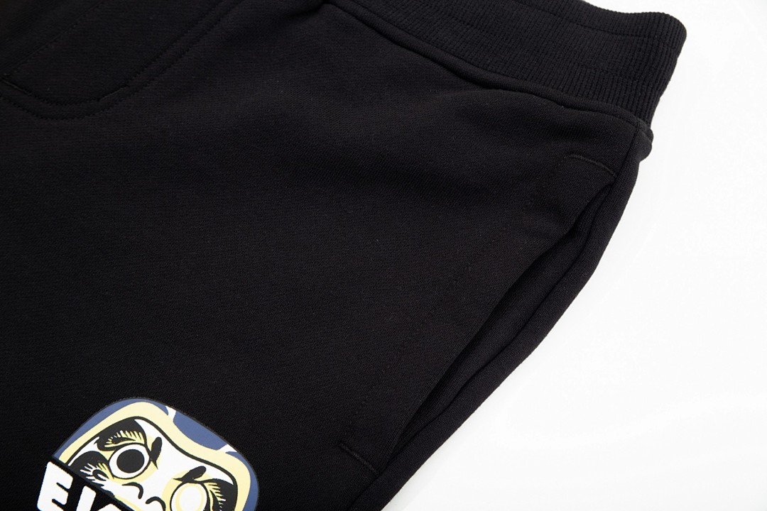 Evisu Daruma Graphic Sweatpants Black - 8