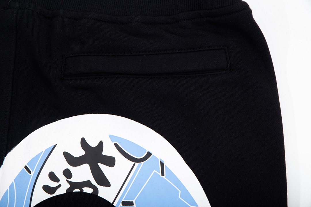 Evisu Graphic Joggers Black - 5