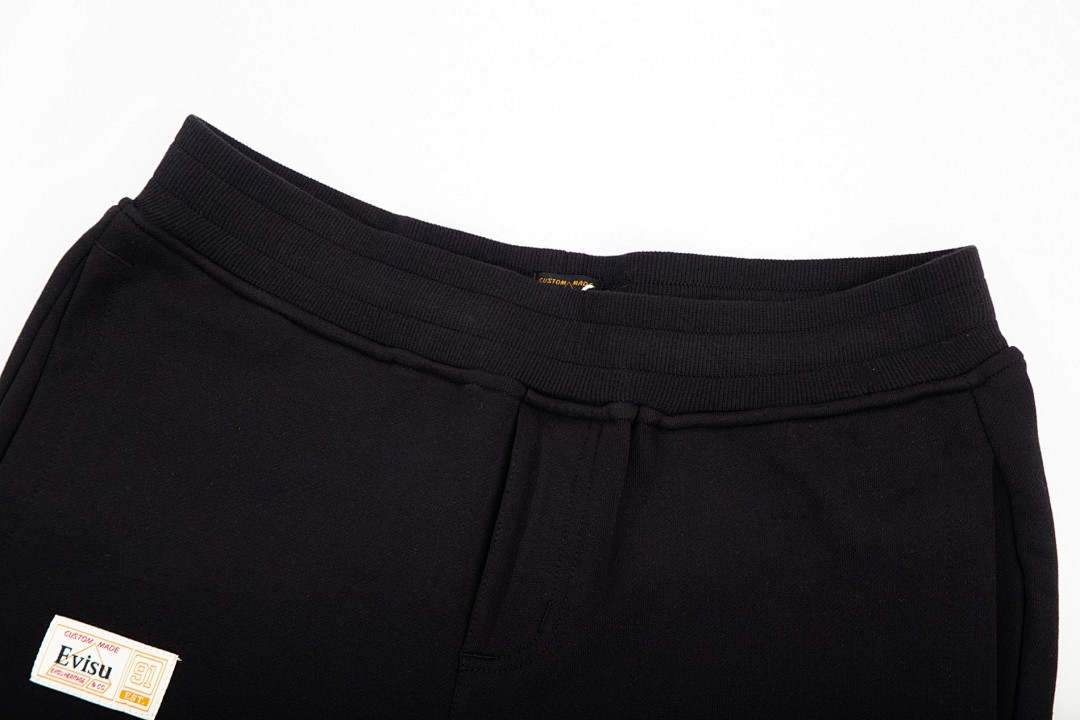 Evisu Daruma Graphic Sweatpants Black - 11