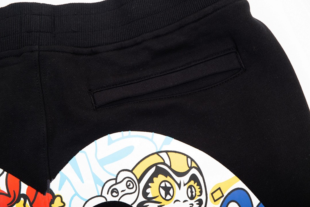 Evisu Daruma Graphic Sweatpants Black - 4