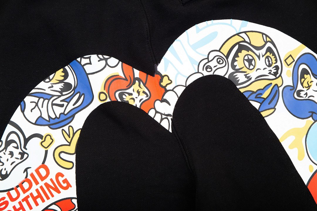Evisu Daruma Graphic Sweatpants Black - 9
