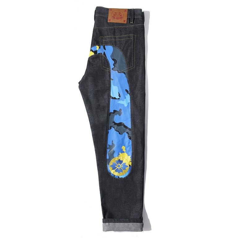 Evisu Camo Seagull Logo Jeans Black - 9