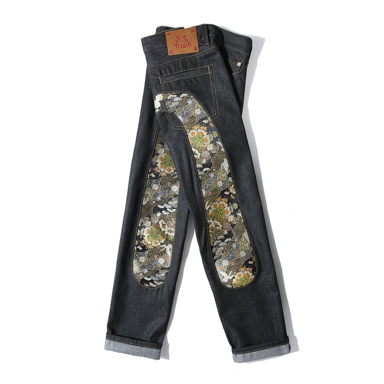 Evisu N110-19077 Embroidered Seagull Jeans Black - 10
