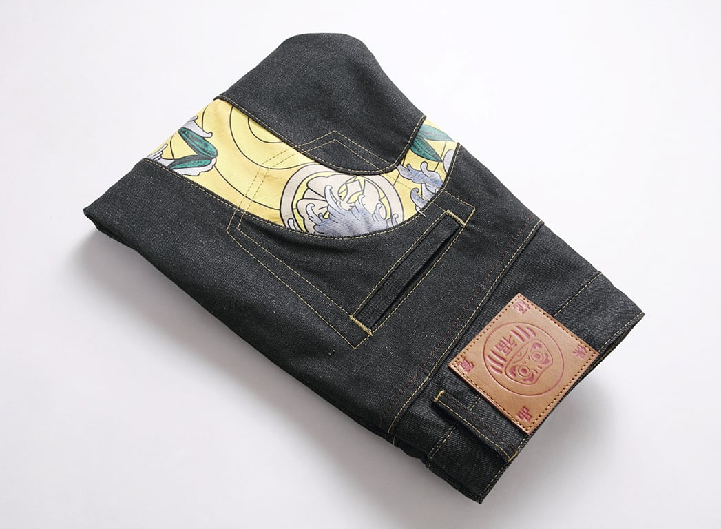 Evisu Panda Wave Graphic Jeans - 3