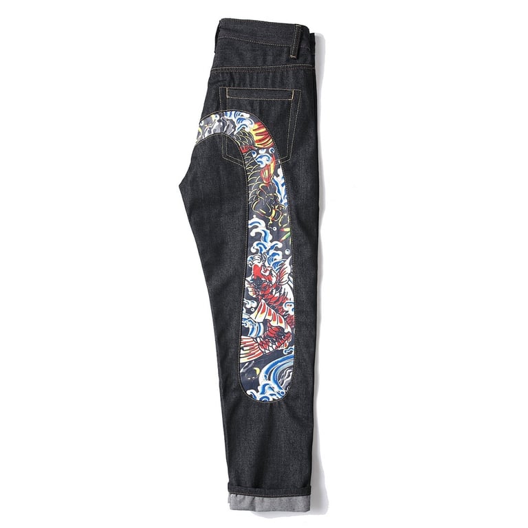 Evisu Daicock Koi Fish Graphic Jeans N110 - 10