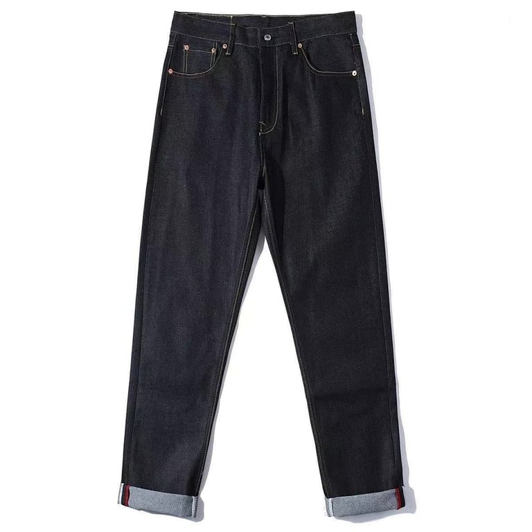 Evisu Dragon Embroidery Selvedge Jeans Black - 9