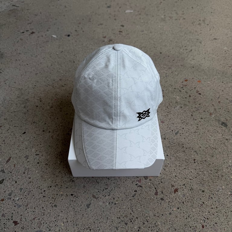 Mertra Monogram Baseball Cap White