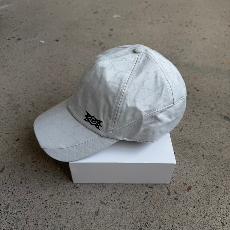 Mertra Monogram Baseball Cap White - 4