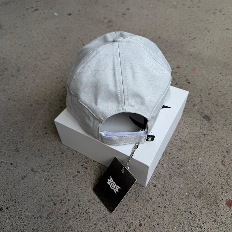 Mertra Monogram Baseball Cap White - 6