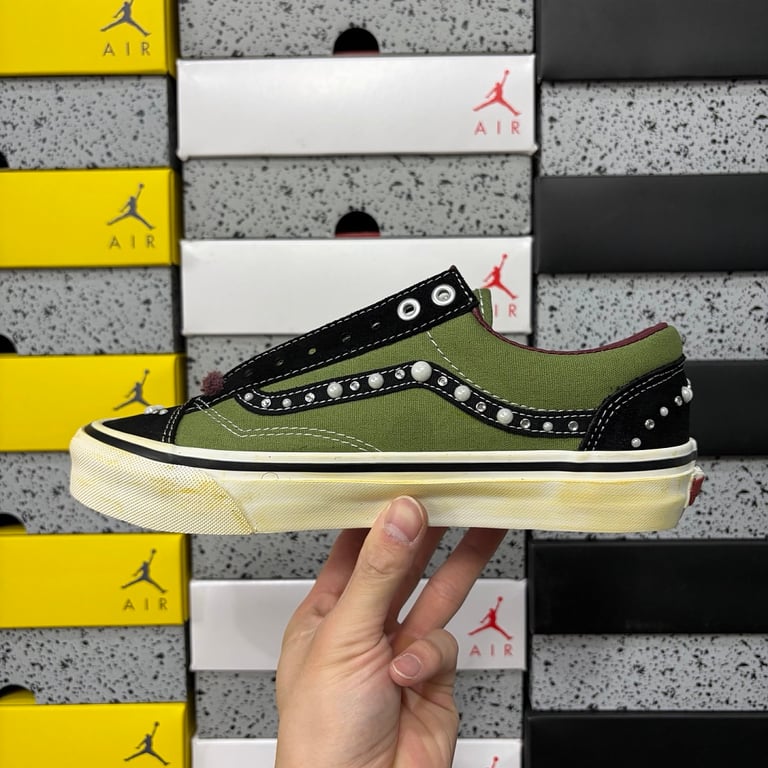 Vans Lx Old Skool 36 Satoshi Pearlized Army Green - 5