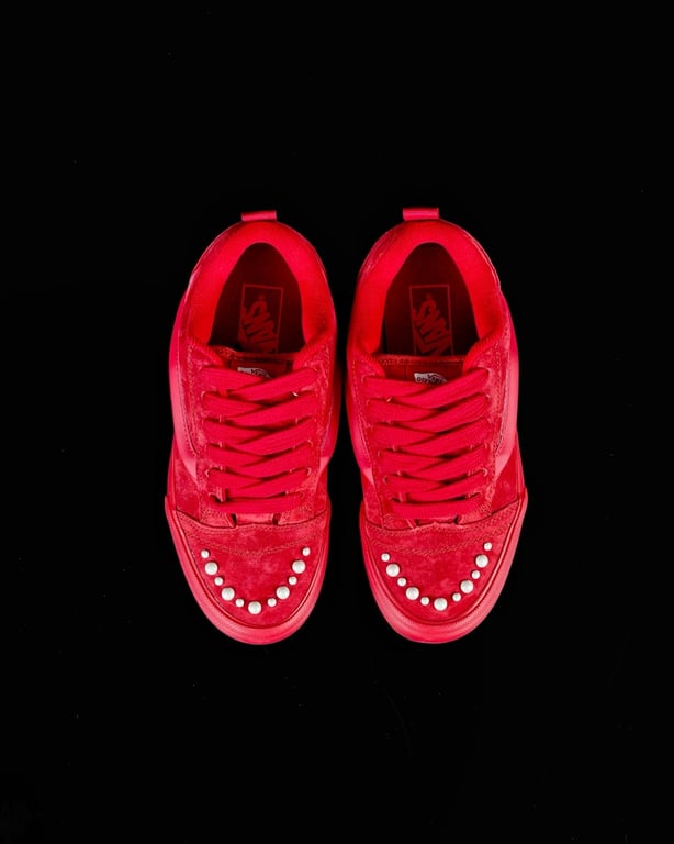 Vans Knu Skool Red Pearl Studs - 9