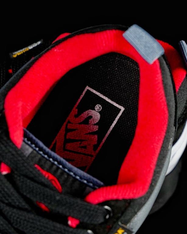 Vans Knu Skool Black Red Cordura - 5