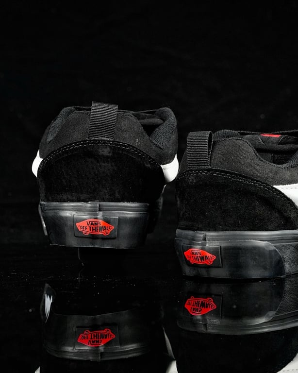Vans Knu Skool Black White Lightning - 3