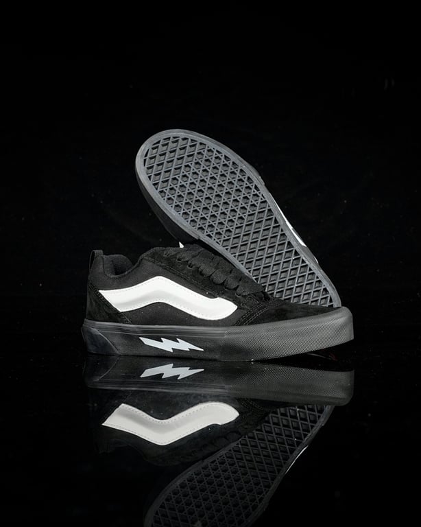 Vans Knu Skool Black White Lightning - 6