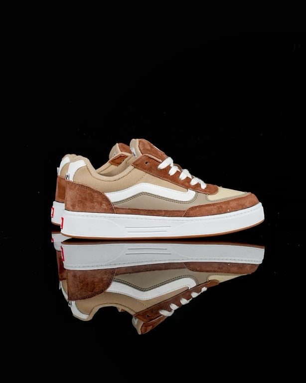 Vans Knu Skool Brown White - 8