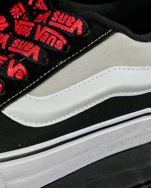 Vans Knu Skool Black White - 7