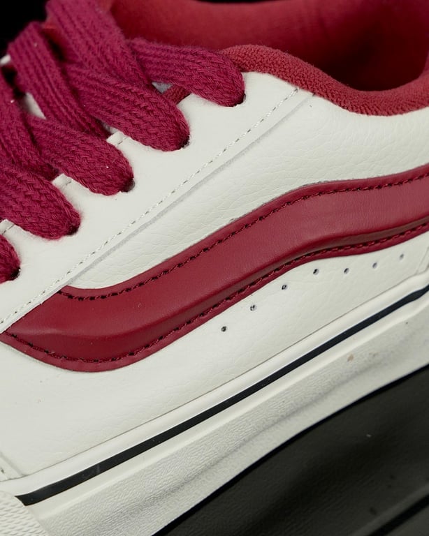 Vans Knu Skool White Red - 7