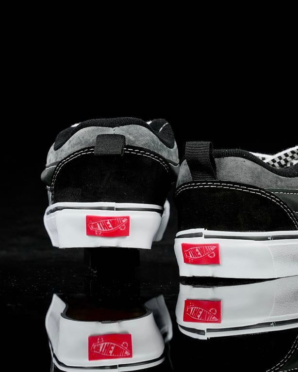 Vans Knu Skool Black Grey White - 3
