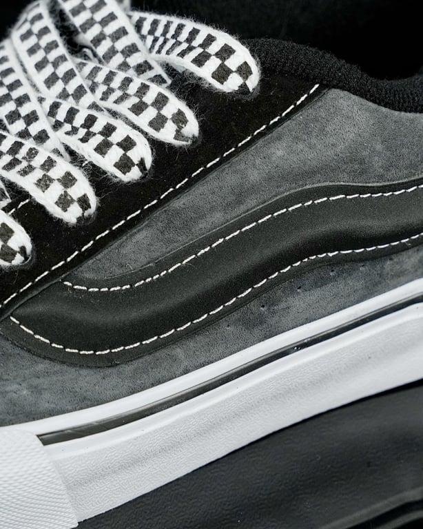 Vans Knu Skool Black Grey White - 7