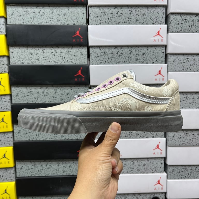Vans Old Skool Grey White VN000EGAQ3F - 3