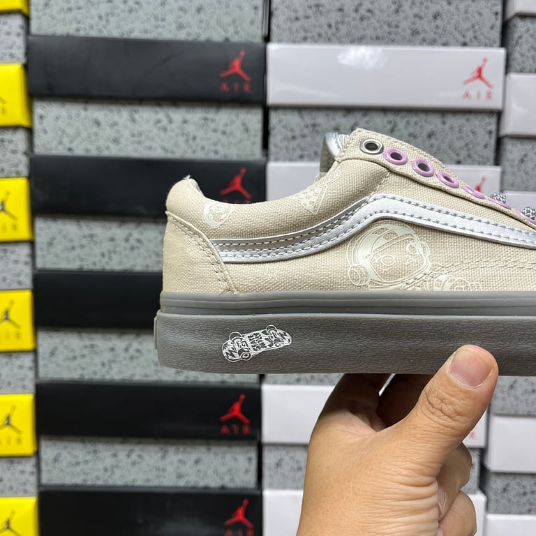 Vans Old Skool Grey White VN000EGAQ3F - 8