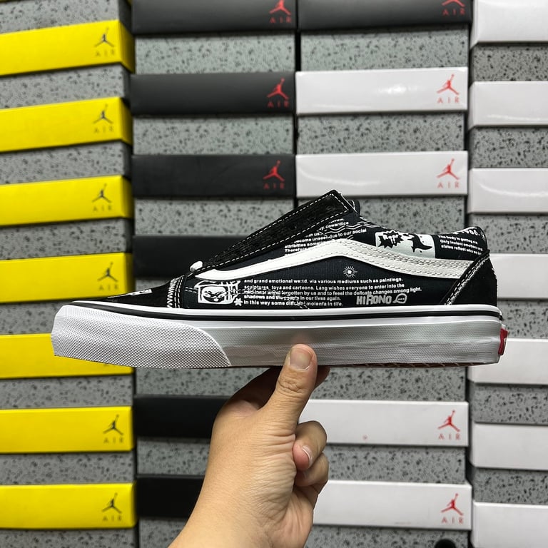 Vans Old Skool Hirono Black White - 3