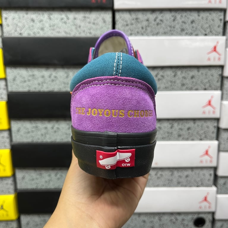 Vans Old Skool 36 LX Multi-Color Purple Teal Orange - 4