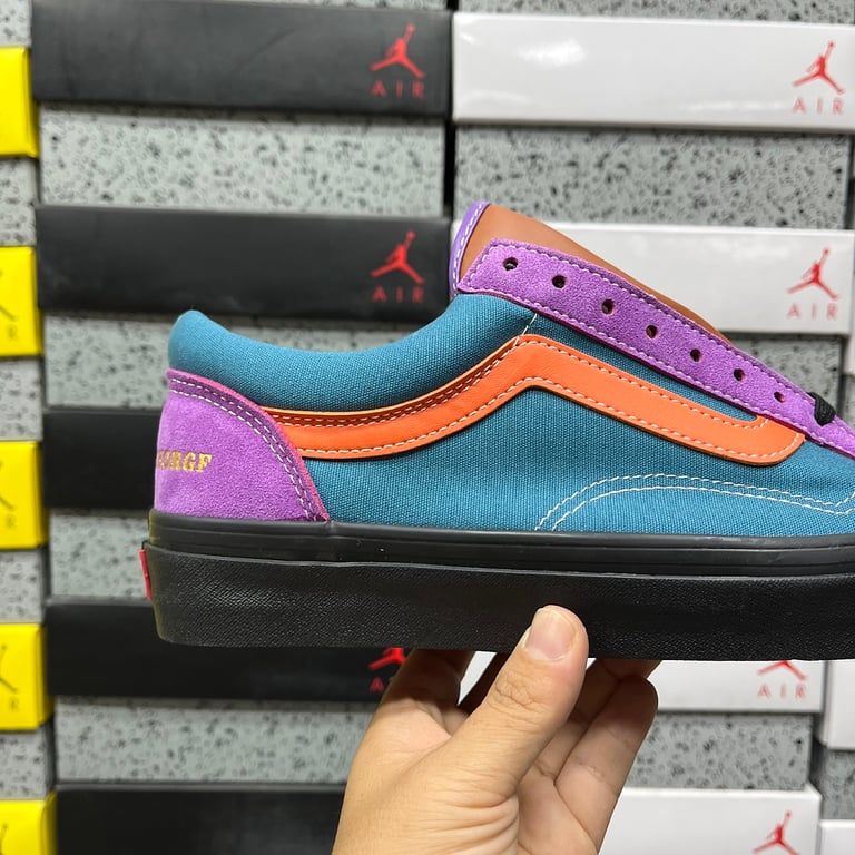 Vans Old Skool 36 LX Multi-Color Purple Teal Orange - 8