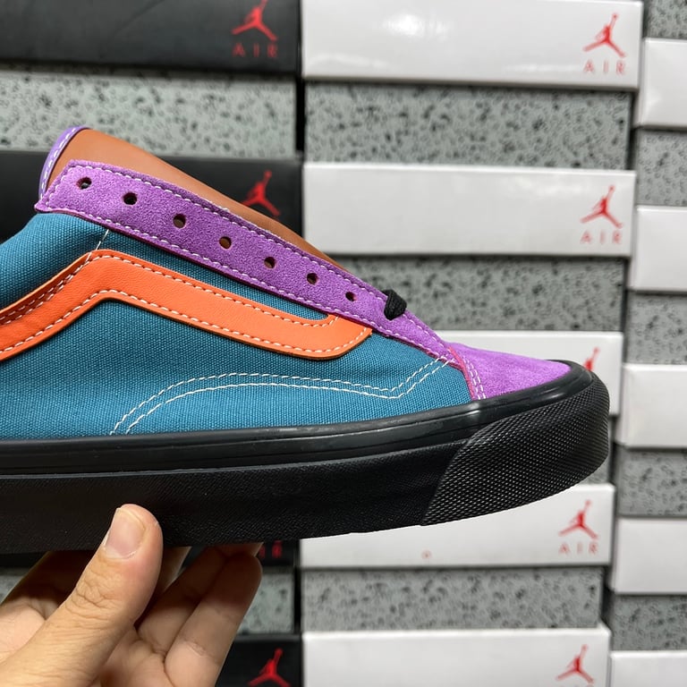 Vans Old Skool 36 LX Multi-Color Purple Teal Orange - 9
