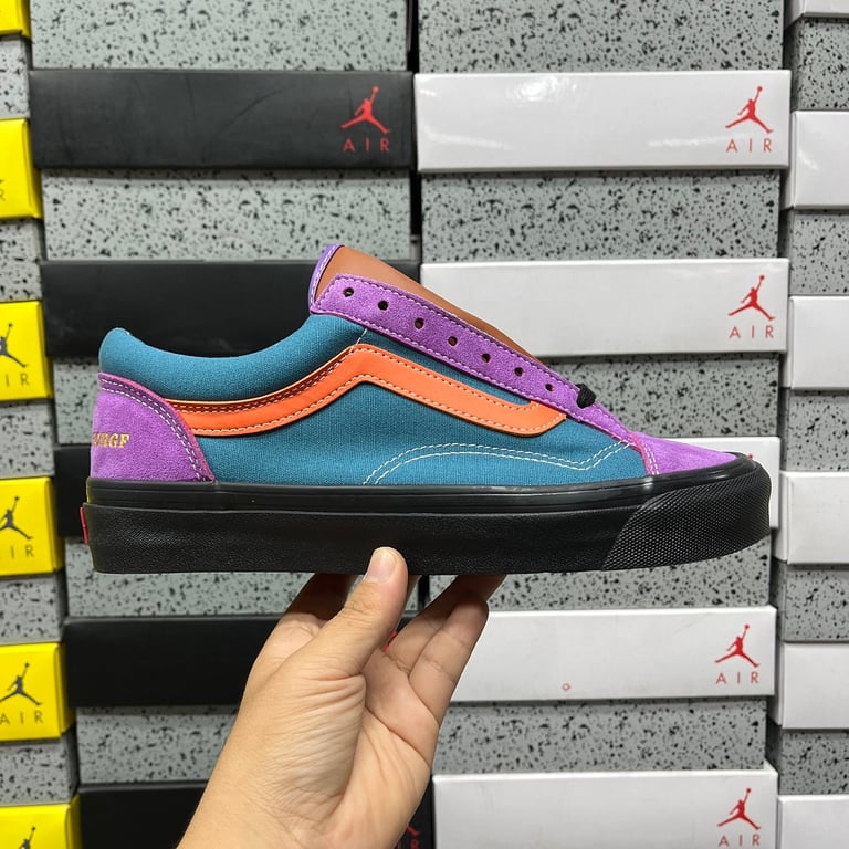 Vans Old Skool 36 LX Multi-Color Purple Teal Orange - 10