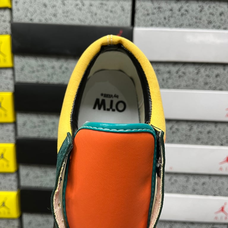 Vans Old Skool Multi-Color Yellow Orange Green - 6