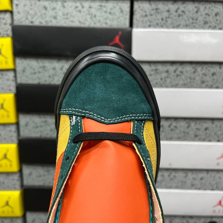 Vans Old Skool Multi-Color Yellow Orange Green - 7
