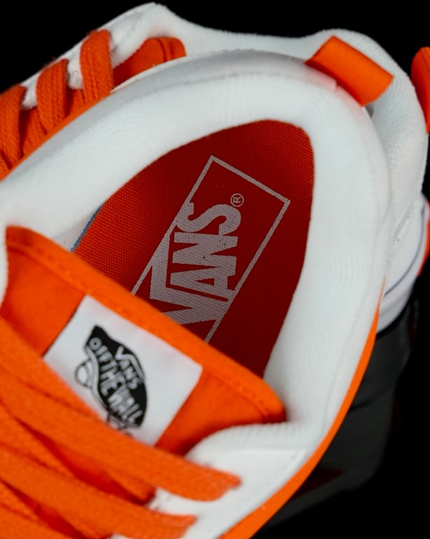 Vans Knu Skool White Orange - 5