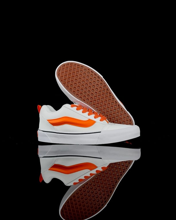 Vans Knu Skool White Orange - 6