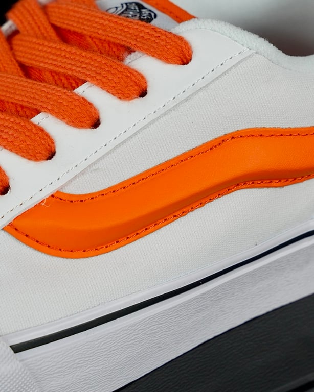 Vans Knu Skool White Orange - 7