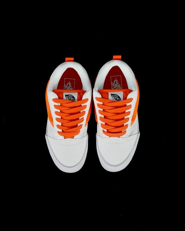 Vans Knu Skool White Orange - 9