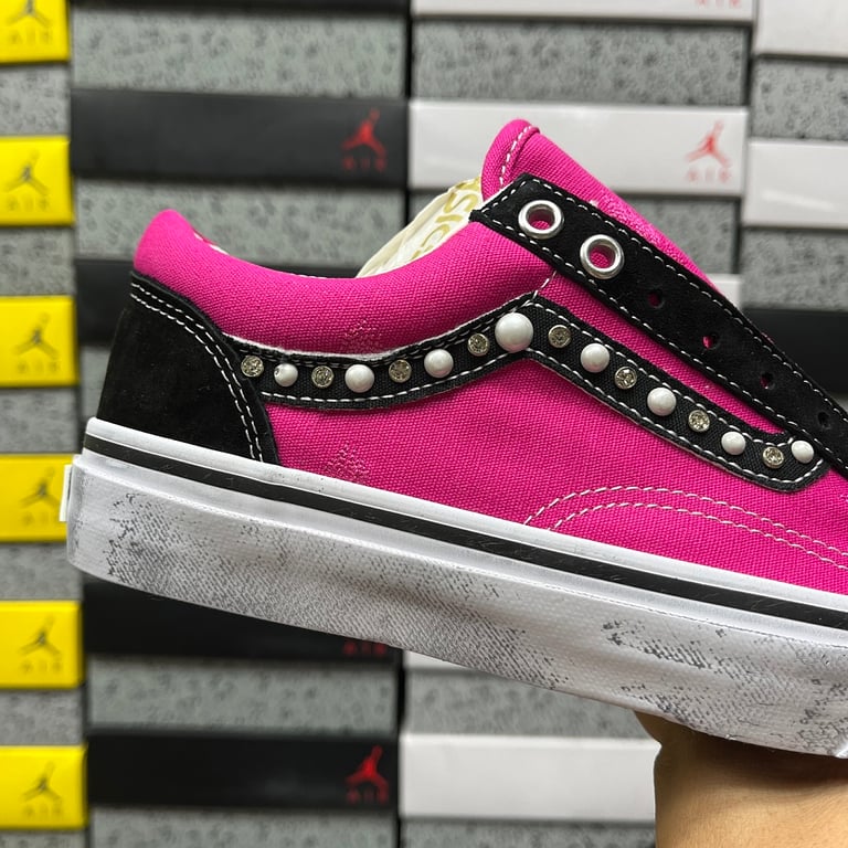 Vans Lx Old Skool 36 Pearlized Pink Black - 8