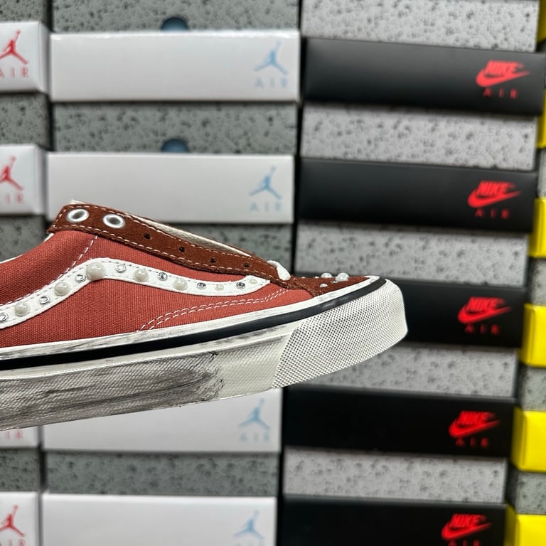 Vans Old Skool 36 LX Pearlized Orange Red VN000E8VFSB - 7