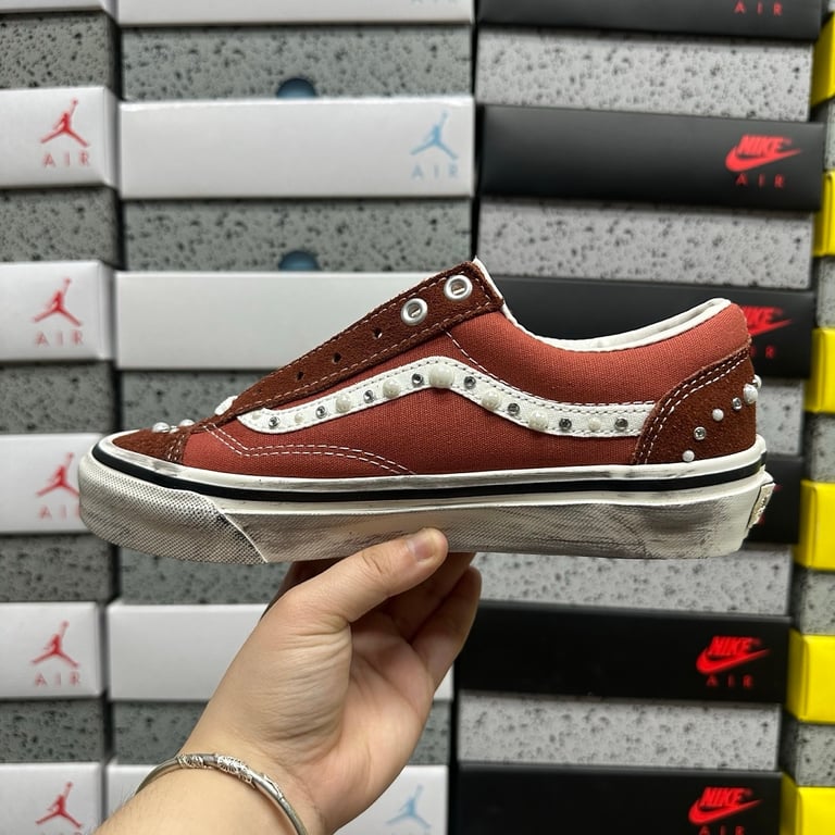 Vans Old Skool 36 LX Pearlized Orange Red VN000E8VFSB - 9