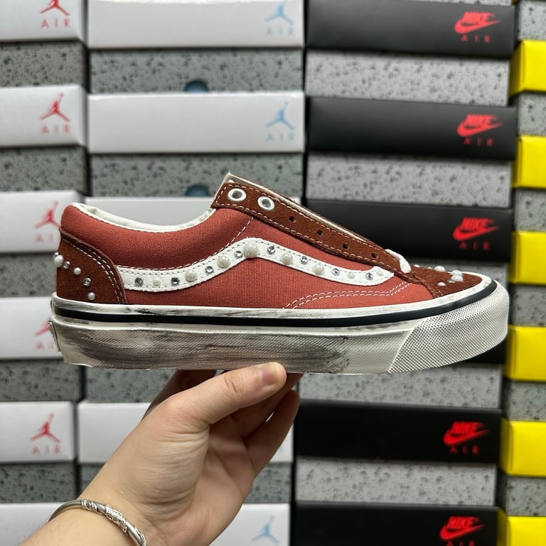 Vans Old Skool 36 LX Pearlized Orange Red VN000E8VFSB - 10