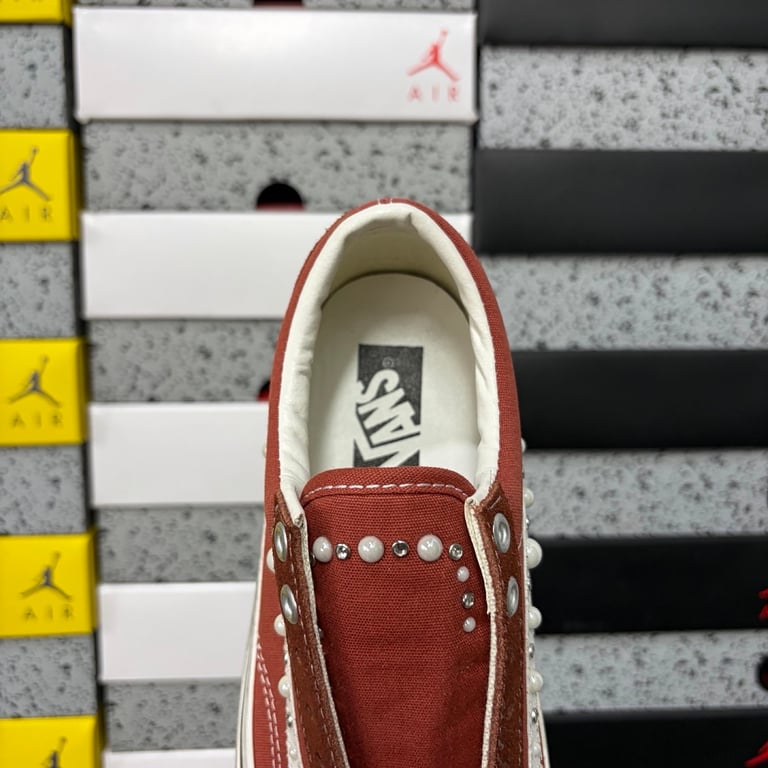 Vans Lx Old Skool 36 Pearlized Marshmallow Red - 8