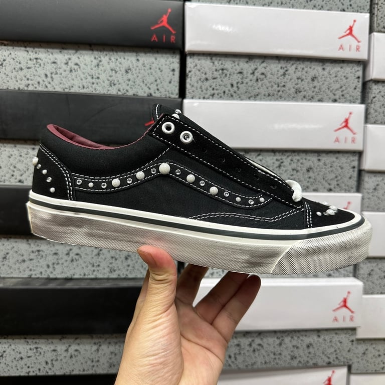 Vans Old Skool 36 LX Pearled Marshmallow Black - 10