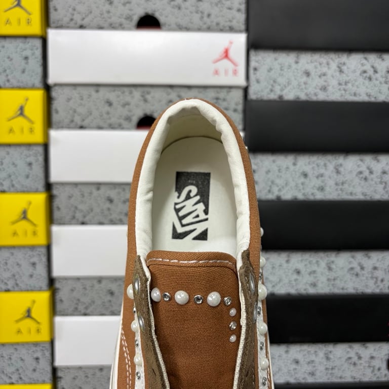 Vans Lx Old Skool 36 Pearlized Marshmallow Distressed - 8