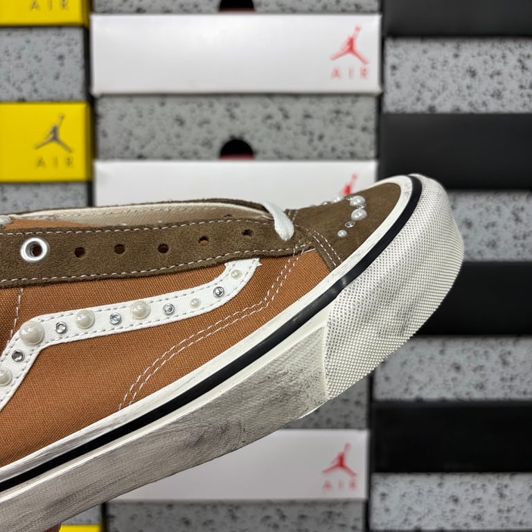 Vans Lx Old Skool 36 Pearlized Marshmallow Distressed - 10
