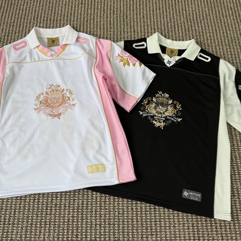 Neptunz Royals Floral Embroidery Jersey - 2